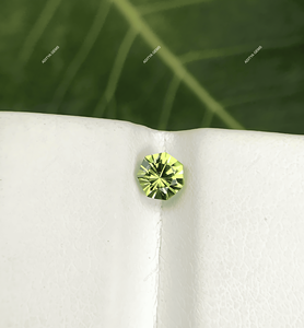 Piedra preciosa suelta de forma de corte redondo elegante de peridoto natural AAA + para la fabricación de joyas a precio de fábrica - Product Image 2