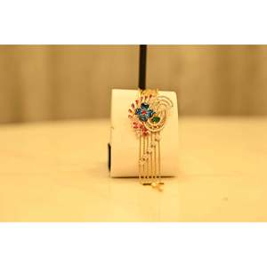 Exquisite Diamond and Gold Bangle - Product Image 1