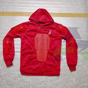 Nuevo Nivel 2 almohadillas sudaderas con capucha para motocicleta con logotipo reflectante fluorescente para cremallera de Kevlar Sudadera con capucha para motocicleta a prueba de viento - Product Image 3