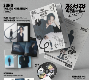 EXO SUHO - [ 1 a 3 ] 3er MINI (Versión con Signo de Exclamación) Álbum de KPOP Más Vendido en Corea - Product Image 4