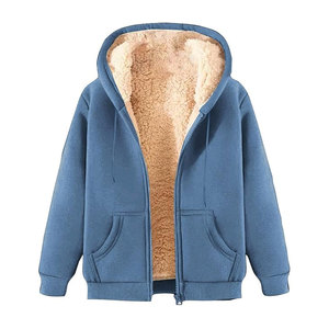 Women's Lightweight Fleece Hooded Casual Sportswear <b>Fluffy</b> Autumn Winter Comfortable <b>Hoodie</b> Front Logo Breathable Windproof - Product Image 5