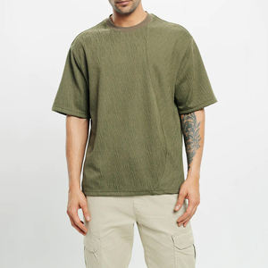 Camiseta de Verano para Hombre, de Algodón de Alta Calidad, Corte Regular, Personalizada, Lisa, con Impresión Digital, Transpirable, de Secado Rápido, Estilo Hip Hop - Product Image 3