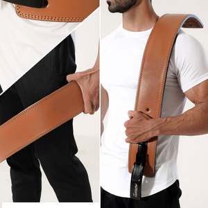 เข็มขัดยกน้ำหนักหนังแท้สำหรับออกกำลังกายในยิมเข็มขัดยกน้ำหนักหนัง2025ยกน้ำหนักหนัก - Product Image 3