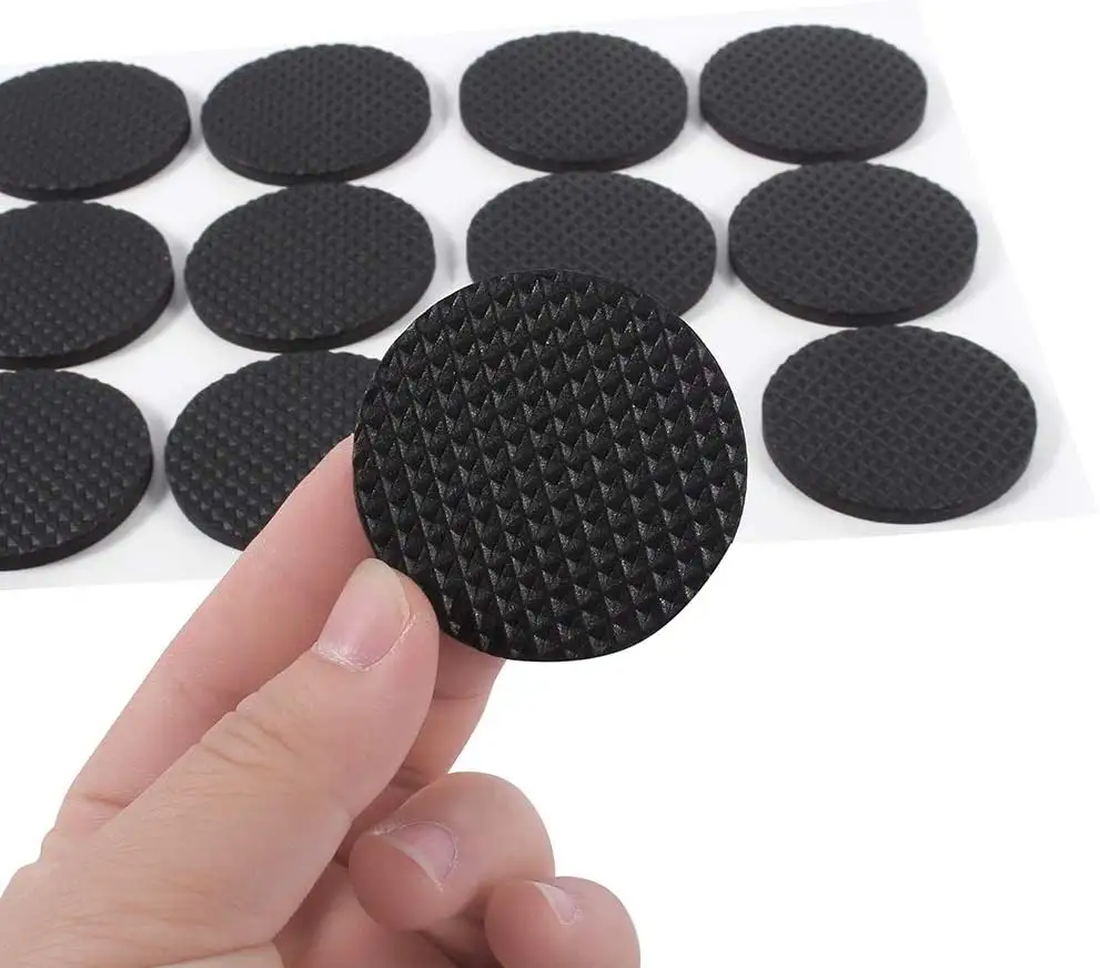 China Die Cut 1mm 2mm 5mm 10mm Black High Density Double Sided Self Adhesive Rubber Block EVA PE Foam Tape Sheet Pads
