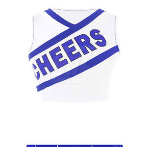 Uniforme de cheerleading pour compétition junior avec haut sportif et jupe pour entraînement quotidien - Product Image 5