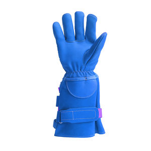Haute résistance à la chaleur pompier utilisation gants de sécurité unisexe robuste coupe-vent gants en cuir gants de sécurité - Product Image 3