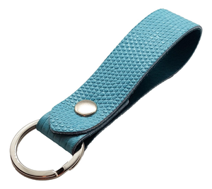 พวงกุญแจหนังทำมือพวงกุญแจขนาดกะทัดรัดมีสไตล์สีน้ำตาลพร้อมที่ใส่กุญแจยืดได้อย่างดีที่สุด - Product Image 4