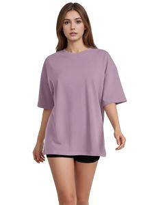 Camiseta Extra Grande de Algodón Ecológico para Mujer, Diseño Largo y Ajustado con Logotipo Personalizado, Estilo Casual para Verano - Product Image 4