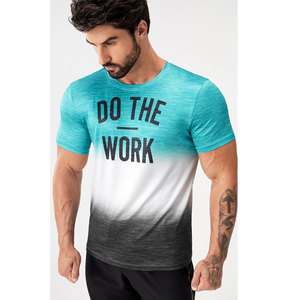 Camiseta Deportiva Premium para Hombre, 100% Algodón, Secado Rápido, para Entrenamiento, Tejido de Punto, Estampado Digital, Ropa Deportiva - Product Image 1