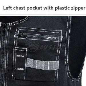 Chaleco de trabajo de nuevo estilo Seguridad para protección Chaleco de trabajo de seguridad de la mejor calidad para uso masculino 2025 - Product Image 5