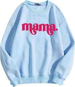 เสื้อฮู้ดดี้ผู้หญิงไซส์ใหญ่ คุณภาพสูง ปรับแต่งได้ ผ้าฝ้าย 100% แห้งเร็ว ระบายอากาศดี เหมาะสำหรับฤดูหนาว ลายตัวอักษรเรียบ - Product Image 3