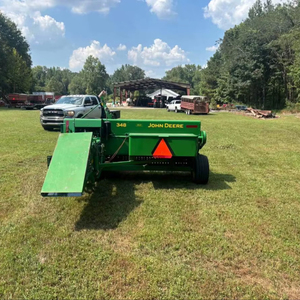 Envío Gratuito, Enfardadora de Heno Cuadrada Mini John D 348, Maquinaria Agrícola para la Compresión de Pasto con Componentes Principales - Product Image 1