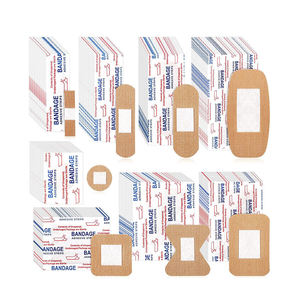 Vendajes Adhesivos Flexibles de Tela, Transpirables y Elásticos para Dedos y Articulaciones, Surtido a Granel, Venda para Heridas en las Puntas de los Dedos, 1 Año de Vida Útil, Cuidado de la Salud - Product Image 1