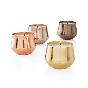 Conteneur de pot de bougie en métal de qualité supérieure forme ronde finie en cuivre pour la maison et le pot de bougie de décor de noël - Product Image 6