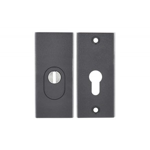Ecusson de porte Axa KIOTO 3rd Class avec protection de cylindre FLEX (résistant au feu), couleur K7 - Anthracite - Product Image 4