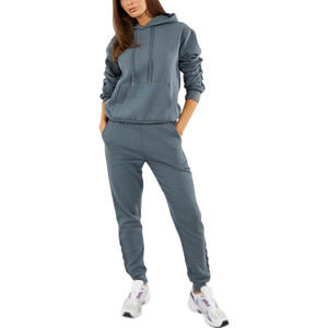 Superventas diseño personalizado algodón hecho de secado rápido de manga larga mujeres pulóver chándal Venta caliente pulóver chándal - Product Image 1