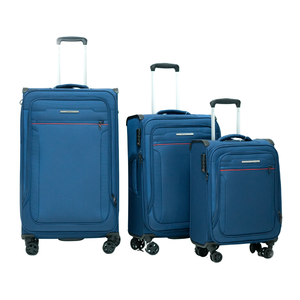 Pedidos a granel Bolsas de viaje Equipaje 036 Equipaje suave Aleación de aluminio-Maleta lateral dura antioxidante Juego de 3 Hung Phat Fabricante - Product Image 1