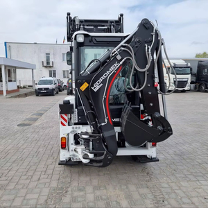 Retroexcavadora de Hidromek 62SS a la venta, retroexcavadora de ruedas, cargador aprobado por la CE EPA con accesorio de retroexcavadora de carga frontal, Envío Gratis - Product Image 1