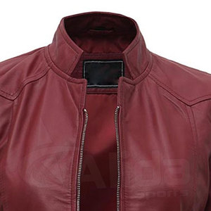 Premium Quality Women <b>Leather</b> <b>Jacket</b> Breathable Women <b>Leather</b> <b>Jacket</b> <b>Long</b> Sleeves <b>Leather</b> <b>Jacket</b> - Product Image 4