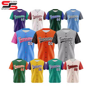 Venta al por mayor, ropa de béisbol y softbol, camiseta Unisex de secado rápido, camisetas, ropa de béisbol y softbol, impresión por sublimación - Product Image 2