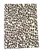 Carnet artisanal indien à couverture rigide, imprimé peau de léopard, couleur crème, papier en coton fait main, planificateur quotidien, hebdomadaire, mensuel, personnalisé