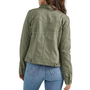 Veste en jean élégante pour femmes Coupe moderne Détail de couture propre Décontractée 100% coton Écologique Tissu léger au toucher doux - Product Image 2