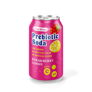 เครื่องดื่มโซดาพรีไบโอติก รสผลไม้ คุณภาพสูงจากเวียดนาม ขนาด 330 มล. รับผลิตแบบ OEM แบรนด์ส่วนตัว พร้อมตัวอย่างและบริการออกแบบฟรี - Product Image 2