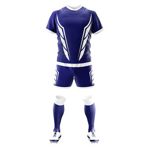 Ensemble d'uniformes personnalisés respirants pour joueurs de football, maillot de rugby à séchage rapide de haute qualité pour homme, imprimé par sublimation - Product Image 1
