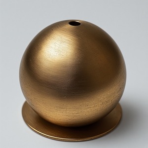 Quemador de Incienso de Latón Estilo Vintage, Diseño Artístico Moderno, Detalles Tallados Artísticos, Acabado Pulido Brillante, Aromático - Product Image 1