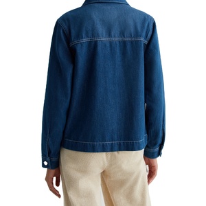 Vestes en jean à prix d'usine pour hommes et poches latérales Vestes en jean à manches longues avec logo personnalisé Vente à chaud - Product Image 4