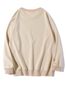 Sudadera con estampado personalizado de alta calidad para hombre, últimos diseños, sudaderas con cuello redondo de lana de algodón - Product Image 2