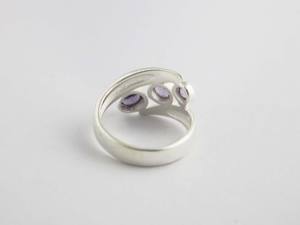 Amethyst <b>Silver</b> <b>Ring</b> February Birthstone <b>Ring</b> 925 Sterling <b>Silver</b> Engagement <b>Ring</b> Gift - Product Image 6