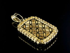 Trendy Shiny Fancy Fashion Fully Iced Out Cuban Design Jewelry In 925 Silver With Moissanite Diamond Pendant - Product Image 4