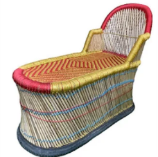 Mây Cổ Điển Ngoài Trời Sun Lounger Sofa Giường Patio Vườn Bộ Đồ Nội Thất Sân Vườn Bãi Biển Bên Hồ Bơi Nhà Hàng Tán Tre - Product Image 2