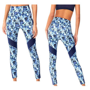 Mallas de mujer de gran calidad hechas en Pakistán, mallas elásticas de cintura media de color sólido compuestas de spandex y nailon - Product Image 1