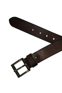 Ceinture de profil en cuir de peau de vache à impression personnalisée décontractée avec alliage pour boucle personnalisation du fournisseur en gros disponible - Product Image 4