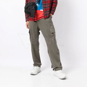 Pantalon cargo léger pour hommes, vêtements de sport taille haute et basse pour le travail actif, tissu d'hiver pour la saison d'hiver, vente en gros - Product Image 2