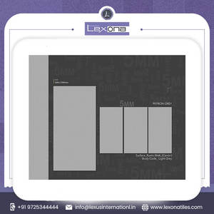 กระเบื้องหินอ่อนสีดำหรูหราขนาด600x1200มม. พื้นพื้นผิวเป็นหินขัดที่ทนทานต่อการสึกหรอแผ่นพอร์ซเลนสำหรับผนังราคาไม่แพง - Product Image 4