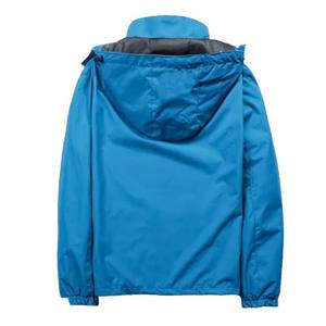 OEM Custom 100% Polyester Mesh Liner Insert Full Zip High Neck Workout <b>Men's</b> Windbreaker Rain <b>Jacket</b> Embroidered Zipper Winter - Product Image 3