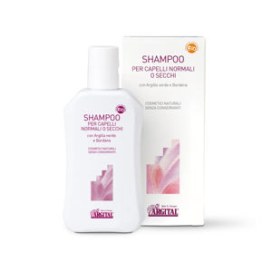 Champú Orgánico Argital 500ml para Cabello Normal o Seco, Fórmula Líquida con Arcilla Verde e Ingredientes de Bardana - Product Image 3
