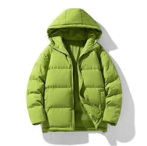 Veste d'hiver pour hommes de conception personnalisée OEM 2025 Manteau en duvet matelassé surdimensionné de haute qualité avec OEM d'hiver - Product Image 3