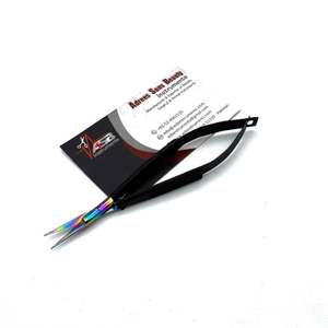 Ciseaux à micro-springs à pointe arc-en-ciel pour une coupe de précision, lames incurvées tranchantes en acier inoxydable de qualité chirurgicale, OEM - Product Image 2