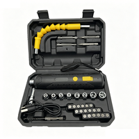 Kit de tournevis électrique sans fil rechargeable USB 2 Nm de type stylo, mini-tournevis de 300 mAh avec embouts et étui de transport
