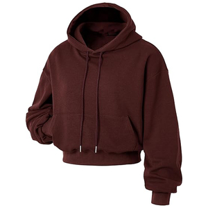 Pull femme polaire sweats à capuche pull décontracté cordon avec poches kange - Product Image 1