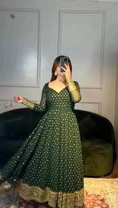 VESTIDO LOOK DE FIESTA DE DISEÑADOR CON TRABAJO DE BORDADO - Product Image 3