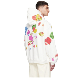 Sweat à capuche pull-over personnalisé en coton biologique pour hommes - Product Image 3