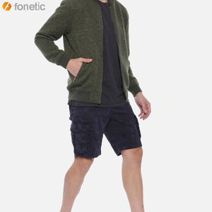 2022 hommes Premium haute qualité léger taille moyenne Cargo Shorts nouveau Design décontracté solide uni teint fermeture éclair braguette poches avant - Product Image 6