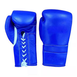 Gants de boxe personnalisés, lacets en cuir artificiel PU, 14oz, vente en gros, 2022, Offre Spéciale - Product Image 3