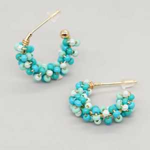 ต่างหูลูกปัดปักทำด้วยมือสุดหรูสำหรับเจ้าสาวต่างหูปักเลื่อมและลูกปัดงานทำมือ - Product Image 3