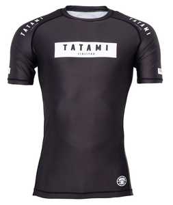Logotipo sublimado BJJ Rash Guard MMA Compresión Ropa de manga corta - Product Image 1